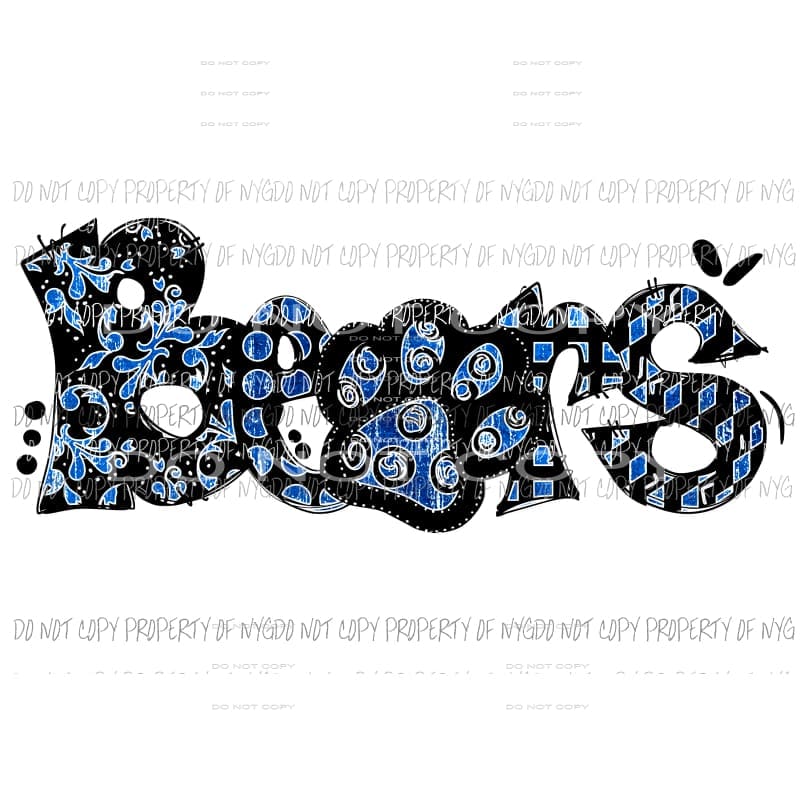 martodesigns - Bears #2 dark blue Sublimation transfers