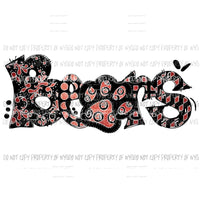 Bears #8 red Sublimation transfers Heat Transfer