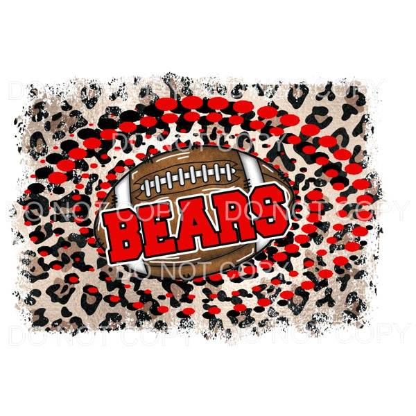 BEARS football # 536 Sublimation transfers - Heat Transfer