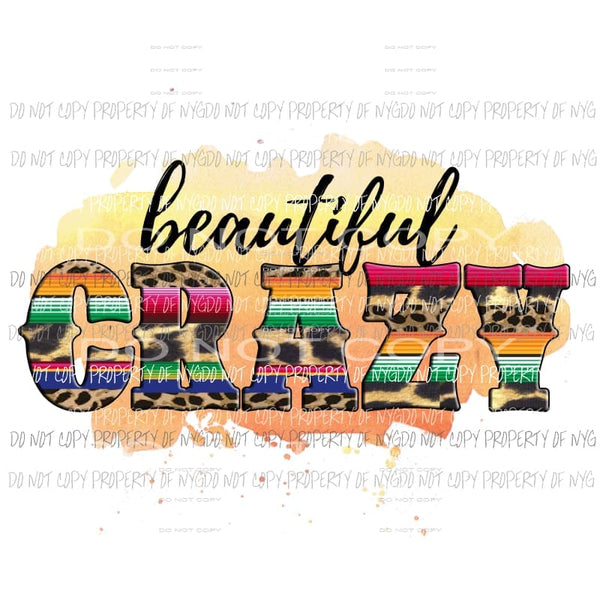 Beautiful Crazy Sublimation transfers Heat Transfer