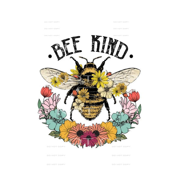 bee kind #6704 Sublimation transfers - Heat Transfer