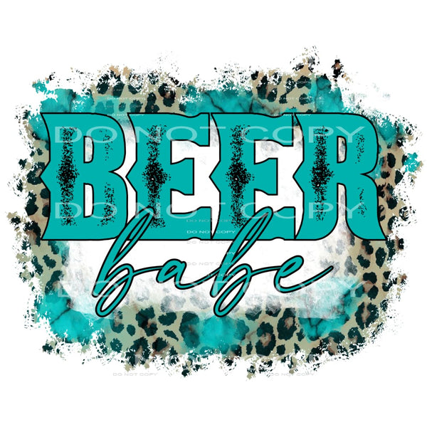 beer babe #6454 Sublimation transfers - Heat Transfer