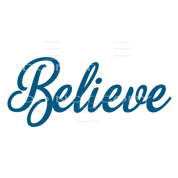 believe #7372 Sublimation transfers - Heat Transfer