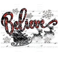 Believe santa Sublimation transfers Heat Transfer