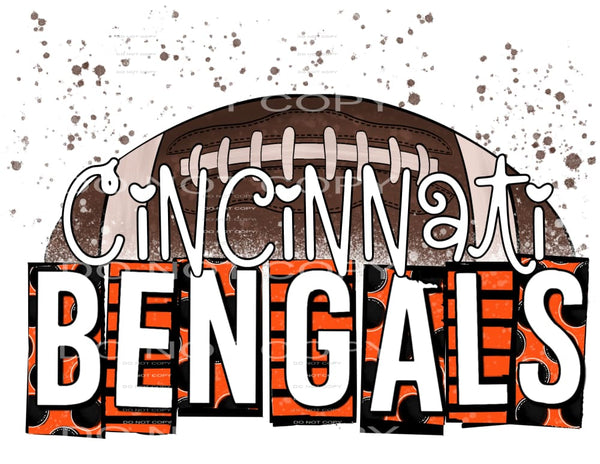 Bengals # 7751 Sublimation transfers - Heat Transfer