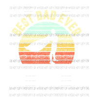 Best Dad Ever Sublimation transfers Heat Transfer