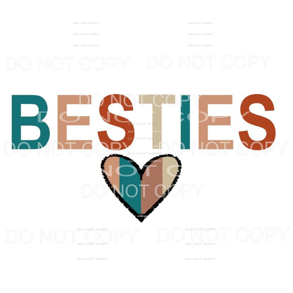 BESTIES # 1 Sublimation transfers - Heat Transfer
