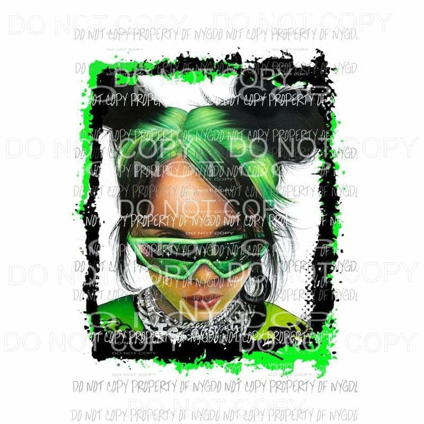 Billie Eilish #3 Sublimation transfers Heat Transfer