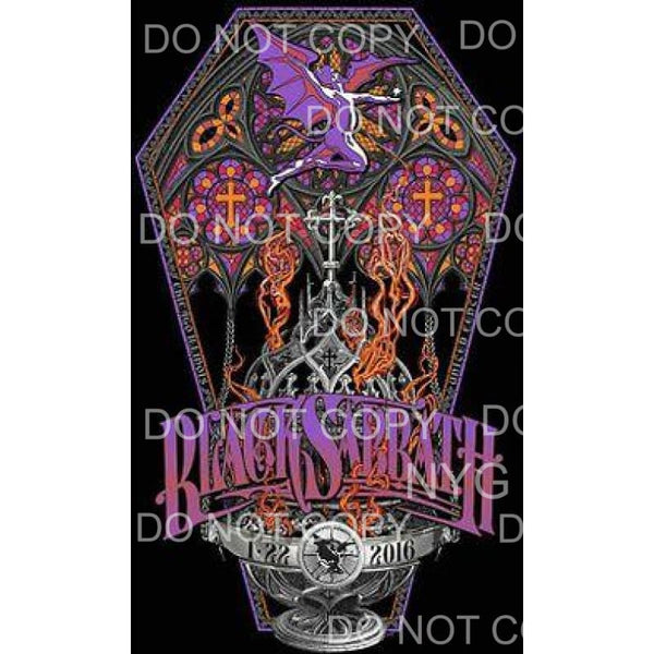 Black Sabbath #3 Sublimation transfers - Heat Transfer