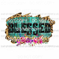 Blessed # 9 Sublimation transfers Heat Transfer