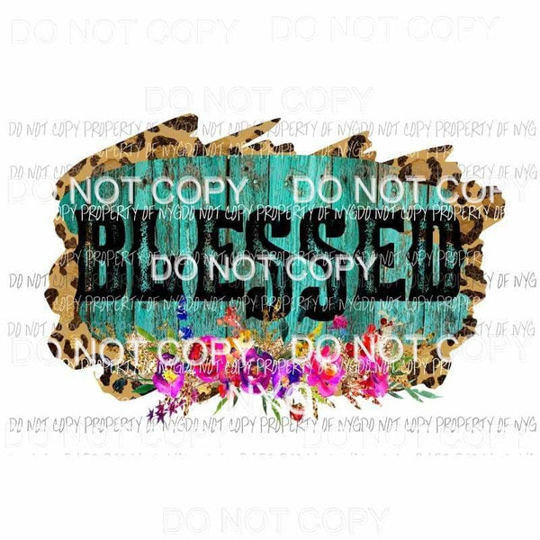Blessed # 9 Sublimation transfers Heat Transfer