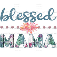Blessed mama # 4 Sublimation transfers Heat Transfer