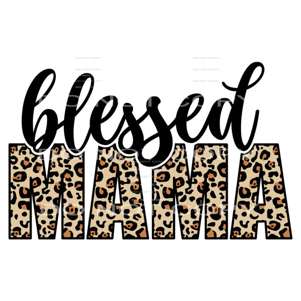 Blessed Mama #4452 Sublimation transfers - Heat Transfer