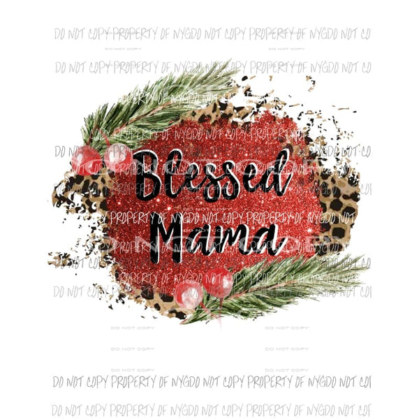 blessed mama Sublimation transfers Heat Transfer