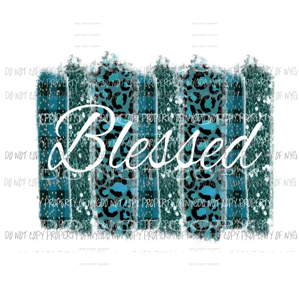 Blessed Paint Palette 2 Sublimation transfers Heat Transfer