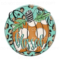 Blessed Pumpkin # 202 Sublimation transfers - Heat Transfer