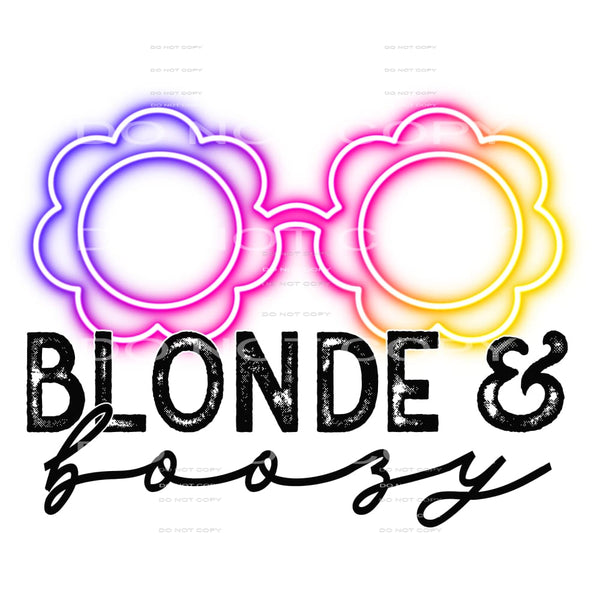 blonde and boozy #4982 Sublimation transfers - Heat Transfer