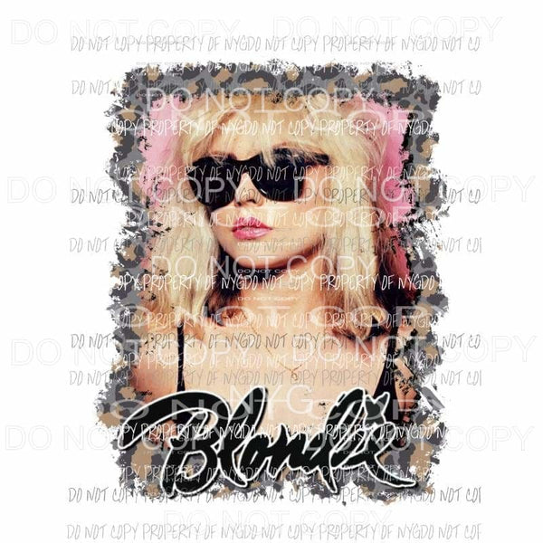 Blondie #4 leopard frame Sublimation transfers Heat Transfer