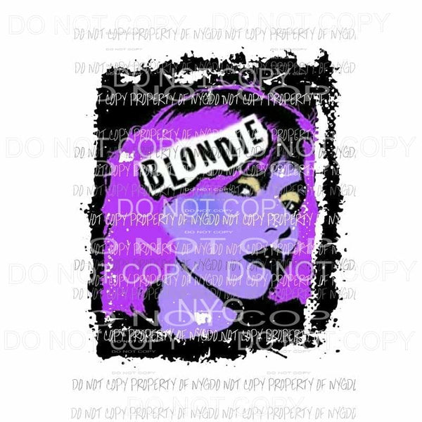 Blondie #4 Sublimation transfers Heat Transfer