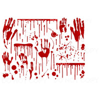 Blood Splatter # 1 Sublimation transfers - Heat Transfer