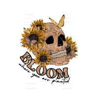 bloom where you are planted #6886 Sublimation transfers - 