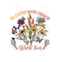 bloom with grace world tour #6698 Sublimation transfers - 