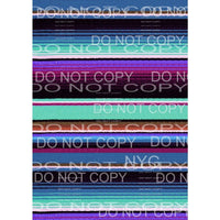 Blue Purple Mexican Serape Sheet Sublimation transfers - 