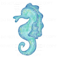 Blue Seahorse Sublimation transfers - Heat Transfer