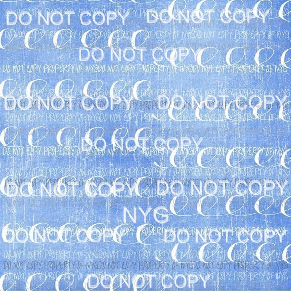 Blue Swirls Background #1 Sublimation transfers 13 x 9 inches Heat Transfer