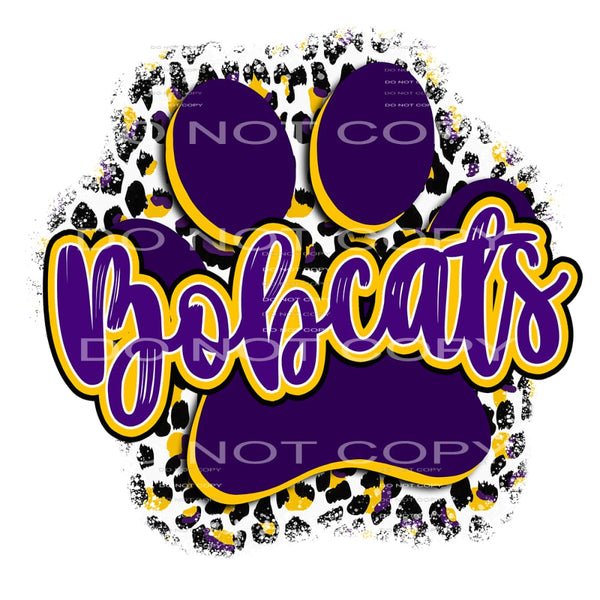 Bobcats # 6 Sublimation transfers - Heat Transfer