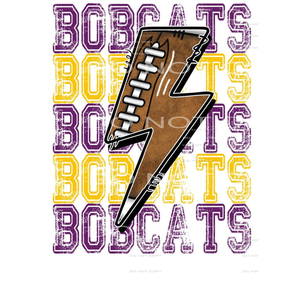 Bobcats BOLT # 1 Sublimation transfers - Heat Transfer