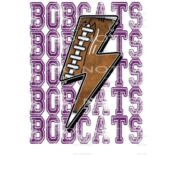 Bobcats BOLT # 2 Sublimation transfers - Heat Transfer