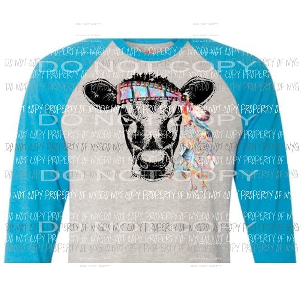BOHO COW sublimation transfer Heat Transfer