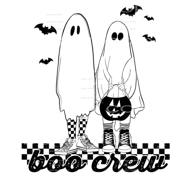 boo crew #7795 Sublimation transfers - Heat Transfer