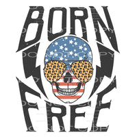 born free skull #6773 Sublimation transfers - Heat Transfer
