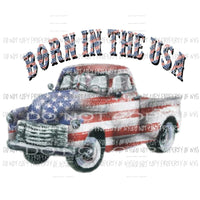 Born in the USA truck 1 Sublimation transfers Heat Transfer