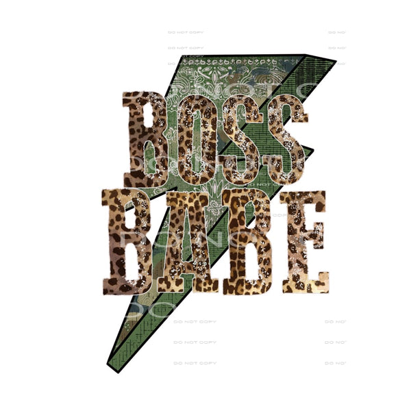 boss babe #4120 Sublimation transfers - Heat Transfer