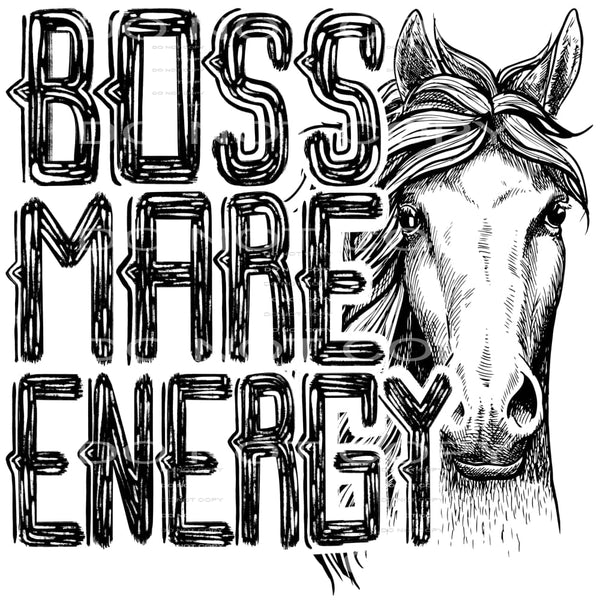 boss mare energy #8307 Sublimation transfers - Heat Transfer