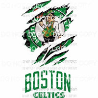 Boston Celtics ripped design Sublimation transfers Heat Transfer