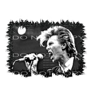 Bowie 3 Sublimation transfers - Heat Transfer