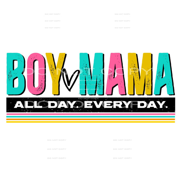 boy mama #4737 Sublimation transfers - Heat Transfer