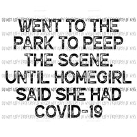 Boyz In The Hood Covid 19 #2 Sublimation transfers Heat Transfer