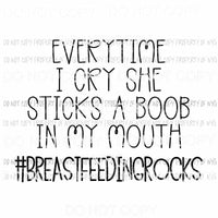 Breast Feeding Rocks Sublimation transfers Heat Transfer