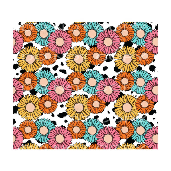 bright floral #6458 Sublimation transfers - Heat Transfer