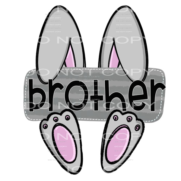 brother bunny #4773 Sublimation transfers - Heat Transfer