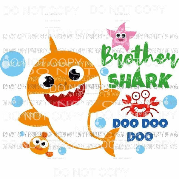 Brother Shark Sublimation transfers Heat Transfer