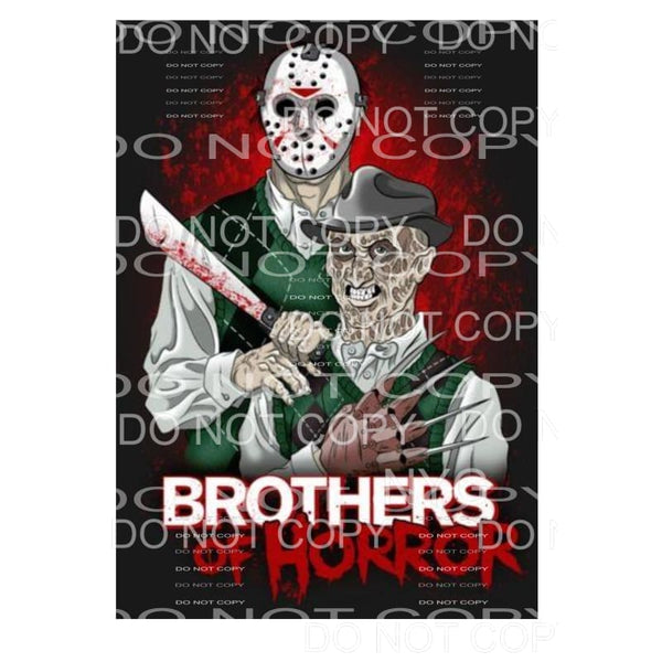 Brothers of Horror Freddie Sublimation transfers - Heat 