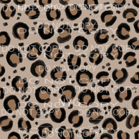 Brown Black Leopard Sheet Sublimation transfers - Heat 