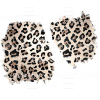 Brown Black Leopard Sheet Sublimation transfers - Heat 