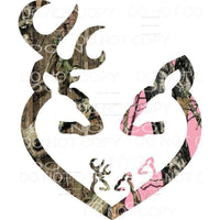 Browning Buck And Doe Camo Sublimation transfers - Heat 